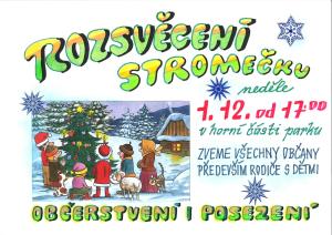 Rozsvěcení stromku